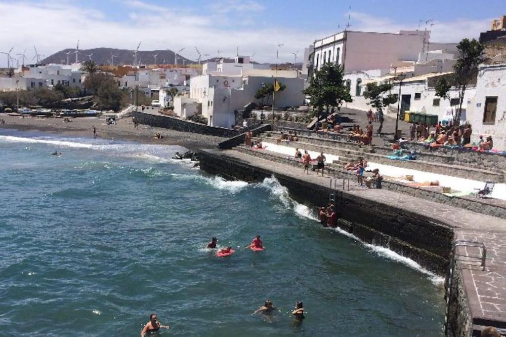 Apartamento Con Vistas Al Mar El Poris Порис-де-Абона Экстерьер фото